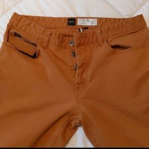 RVCA Stay Pants (tobacco) size 34 x32